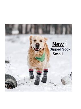 New FouFouDog Rubber Dipped Socks Heritage chacoal Size Small with tags ⭐️⭐️